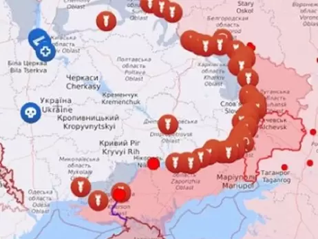 Мапа бойових дій в Україні: 14.05.2024
